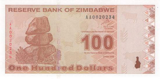 100 Dollar 2009